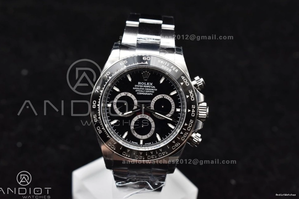 Best On 126500 Dial TechFriendly BTF Black DD Daytona Edition Bracelet 777 904L Steel 1:1 SS 0418